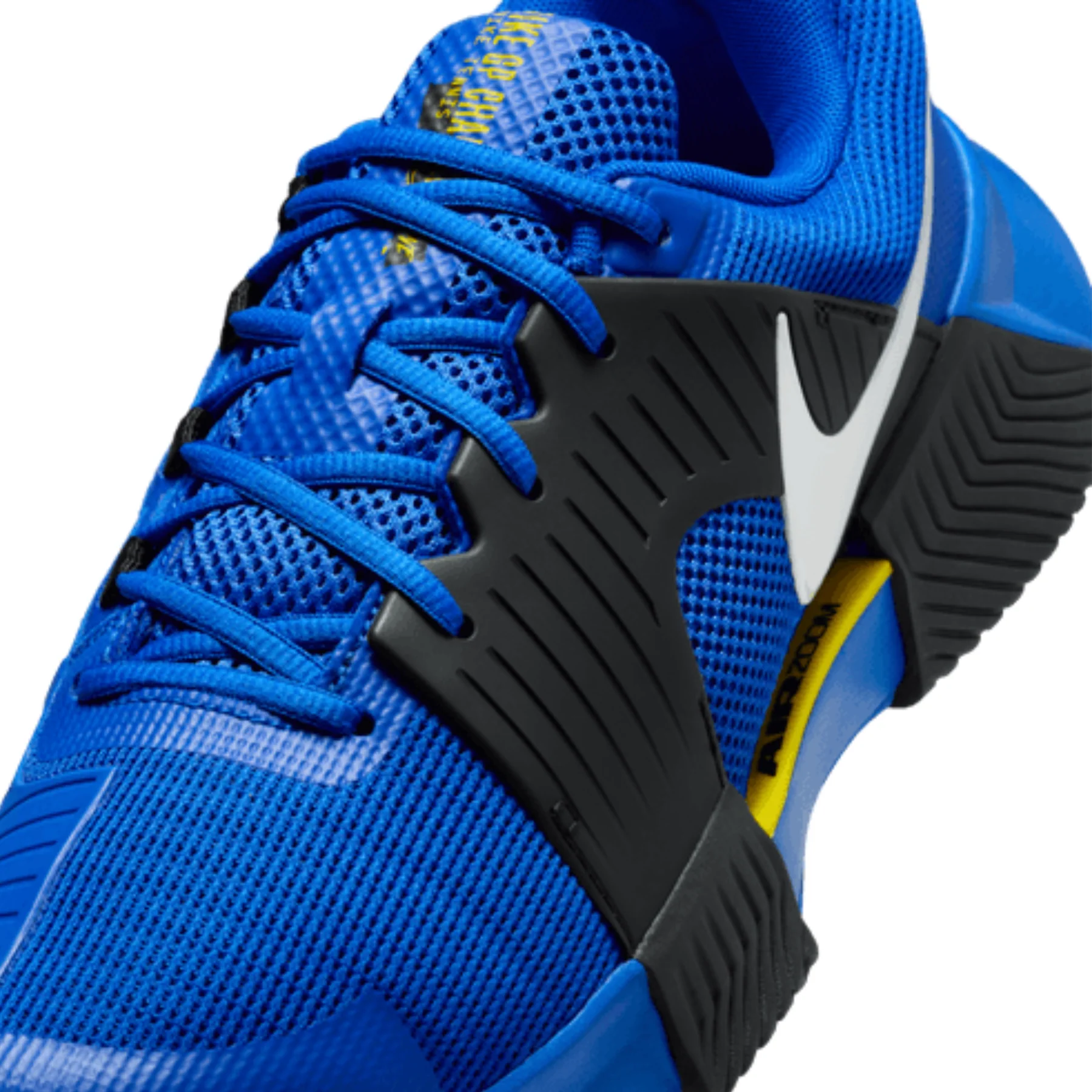 Nike Zoom GP Challenge 1 Hard Court Mens Tennis Shoes - Racer Blue/White Black Lightening - Image 10