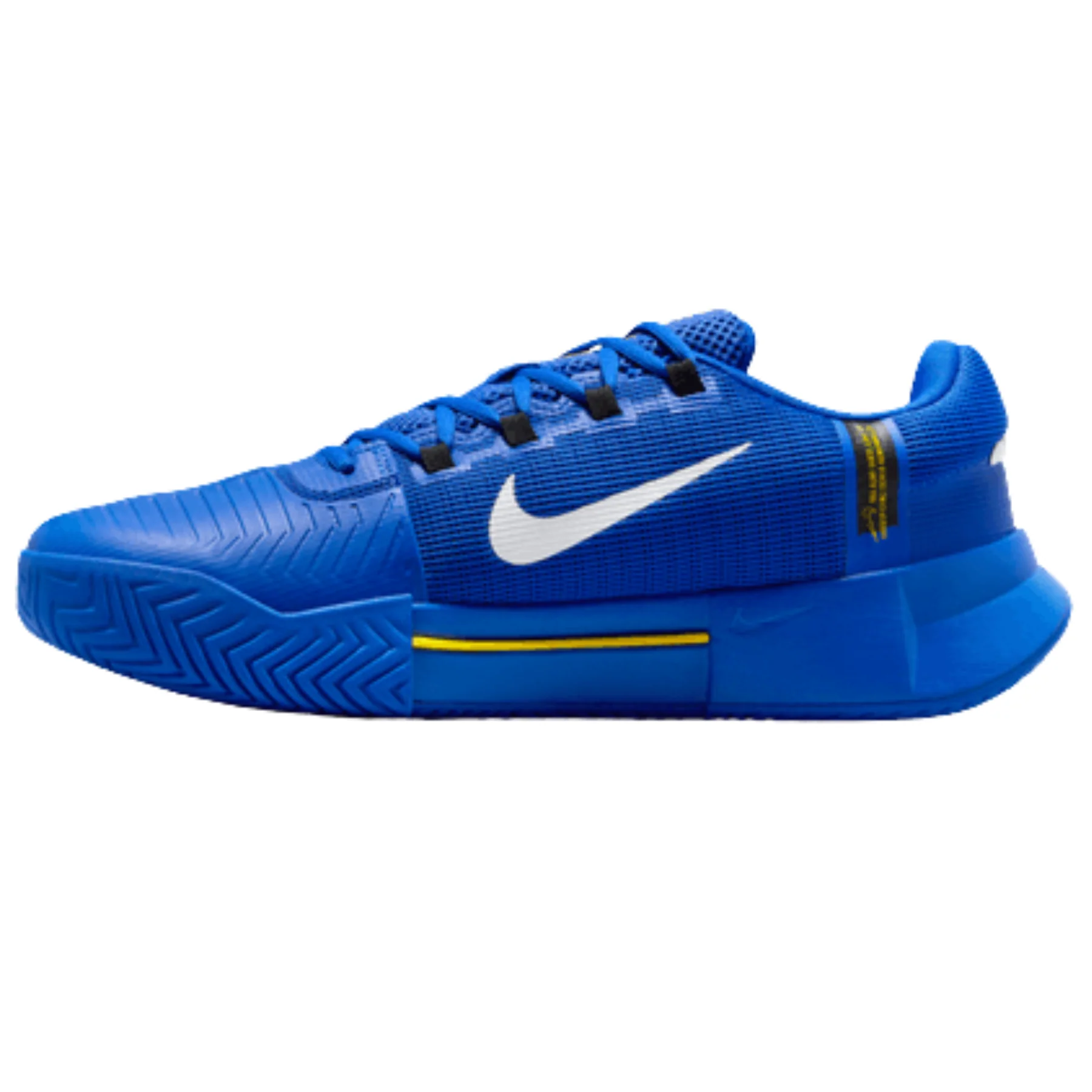Nike Zoom GP Challenge 1 Hard Court Mens Tennis Shoes - Racer Blue/White Black Lightening - Image 5