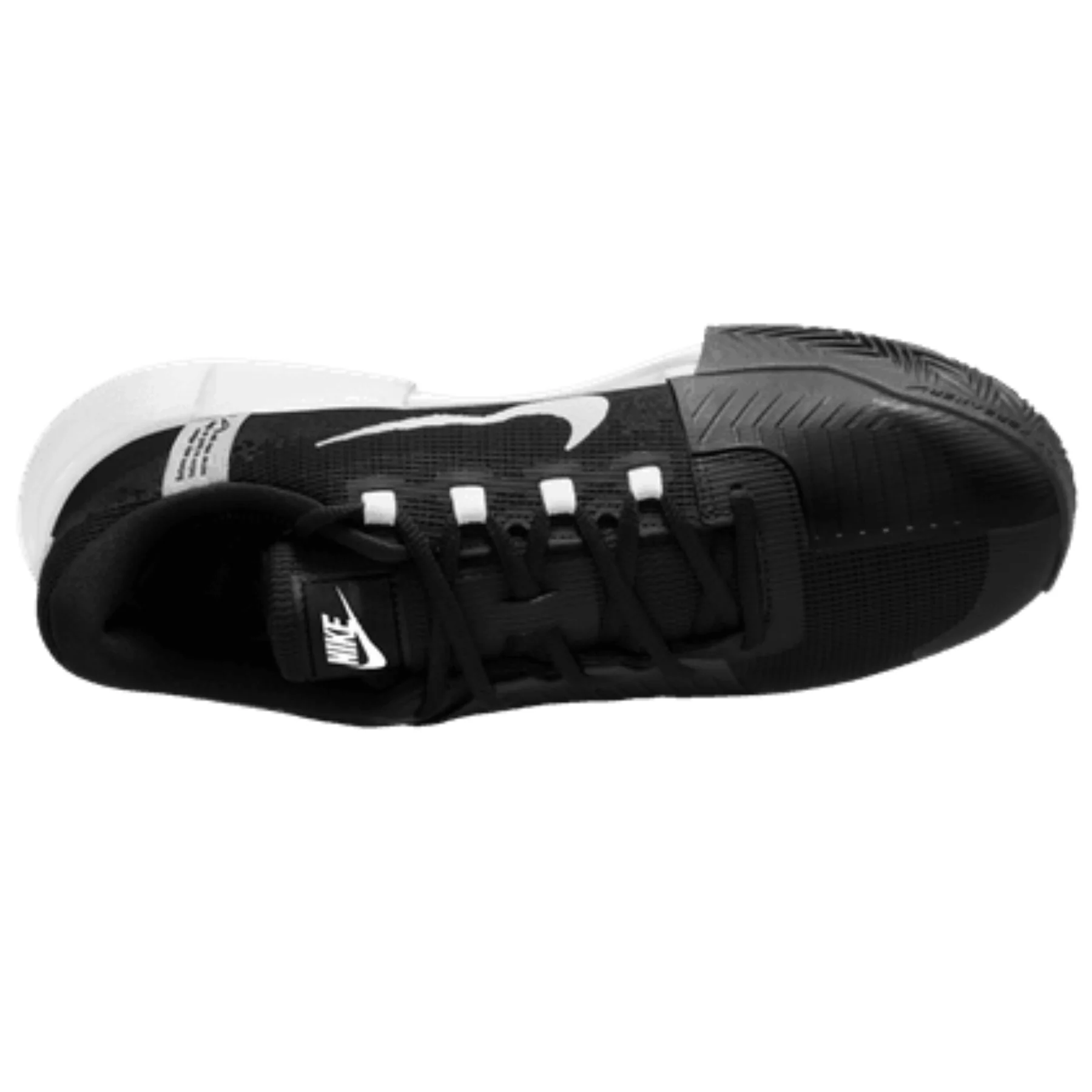 Nike Zoom GP Challenge 1 Mens Clay Court Tennis Shoes - Black/White - Image 10