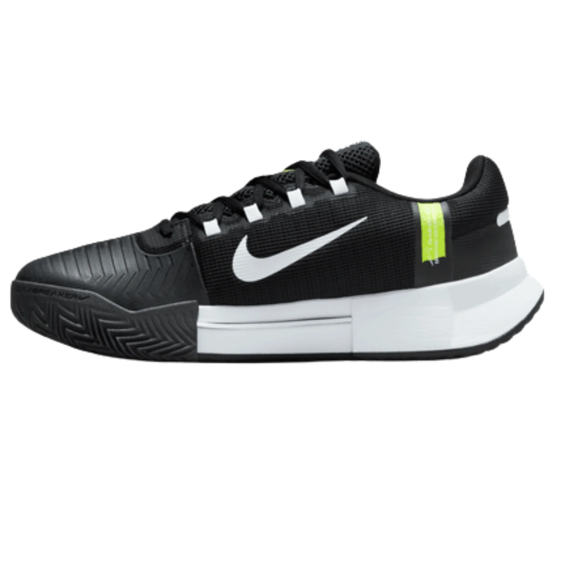 Nike Zoom GP Challenge 1 Mens Clay Court Tennis Shoes - Black/White - Image 5