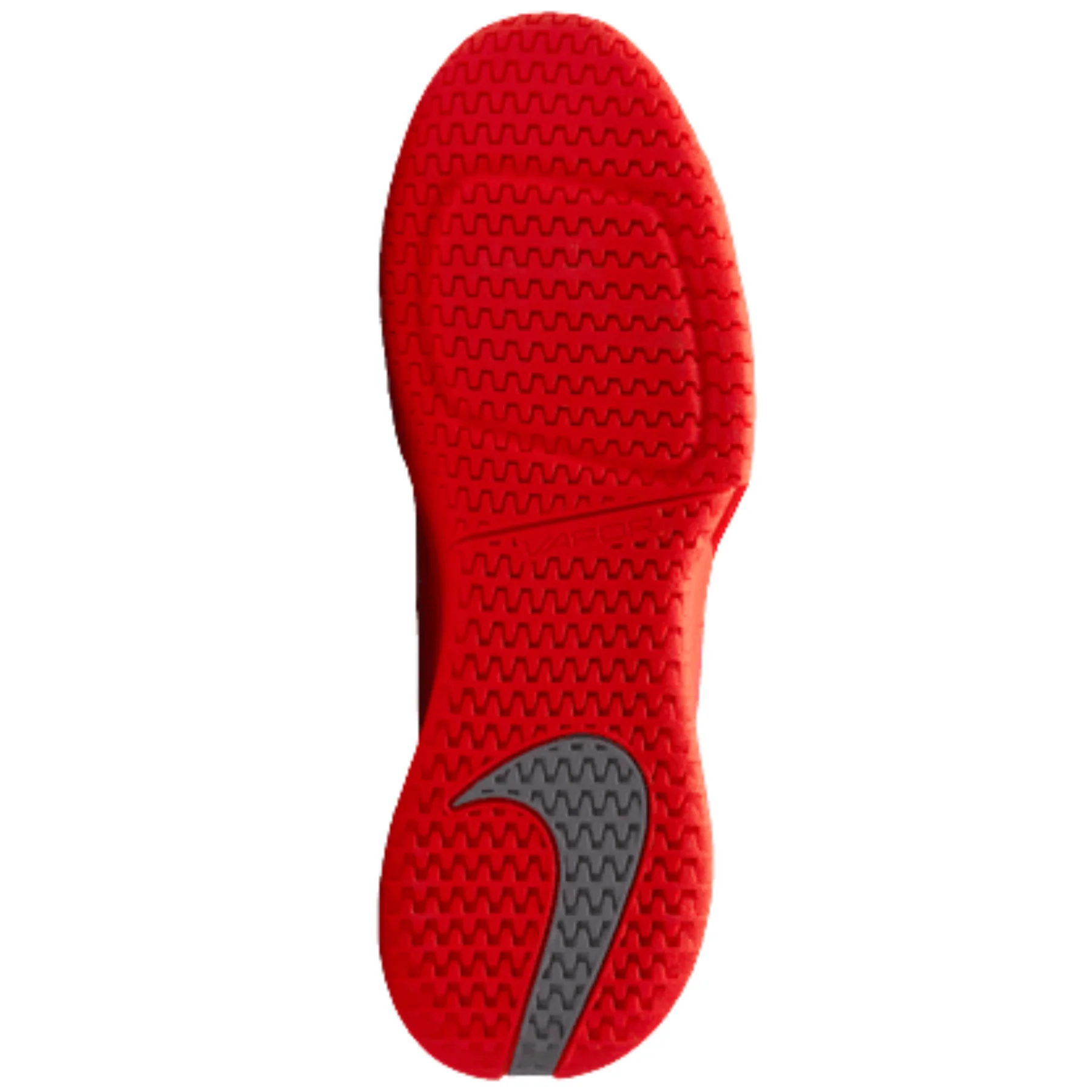 Nike Zoom Vapor Pro 3 Premium Womens Hard Court Tennis Shoes - Bright Crimson/Metallic Silver - Image 10