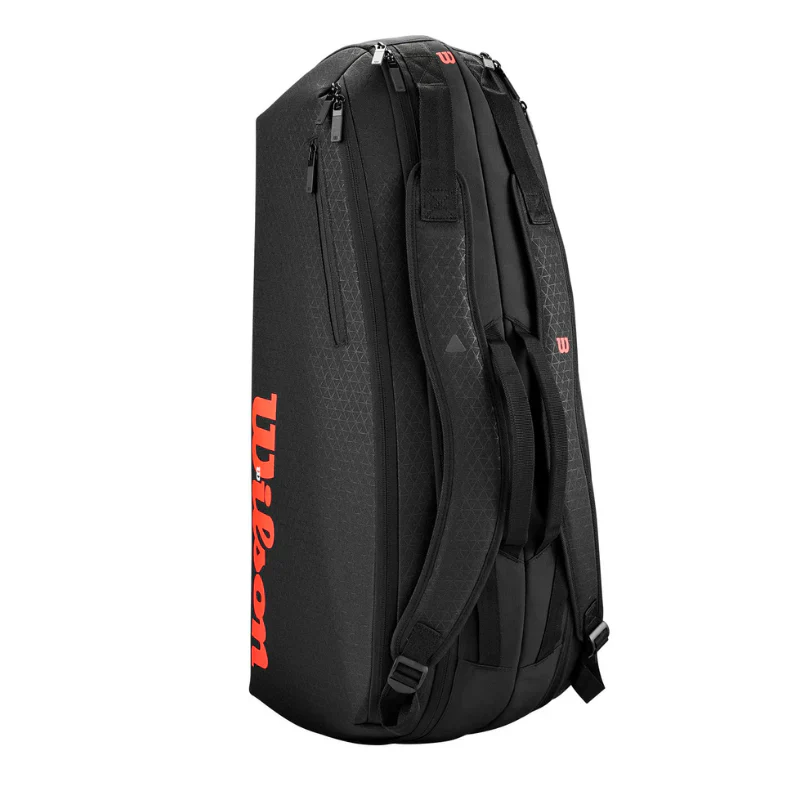 Wilson Clash V3 6Pack Racquet Bag - Black/Infrared - Image 4